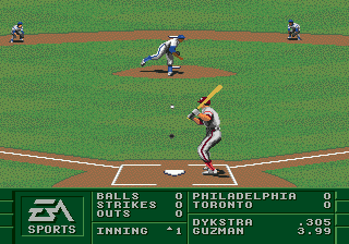 Скриншот игры La Russa Baseball 95
